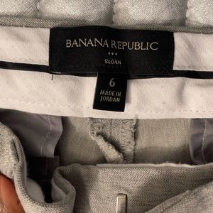 Banana Republic: SLOAN SLIM PANT Heather Grey